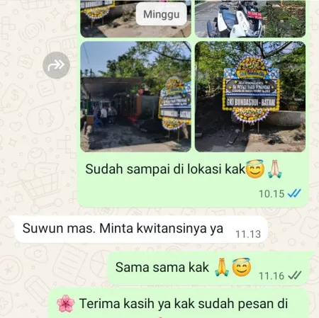 Pengiriman Papan Bunga Duka Bintaro