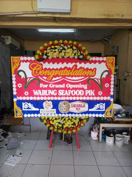 Papan Bunga Ucapan Selamat Bintaro