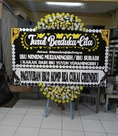 Papan Bunga Duka Bintaro