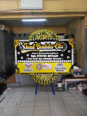Papan Bunga di Bintaro
